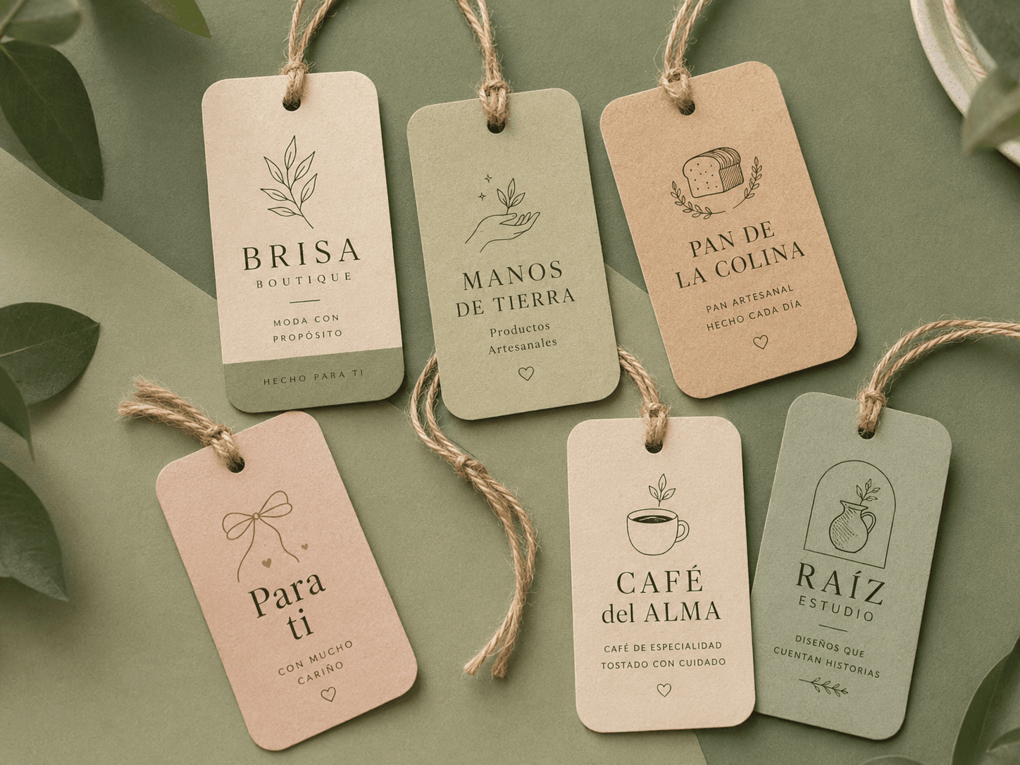 Tags en Papel Matte